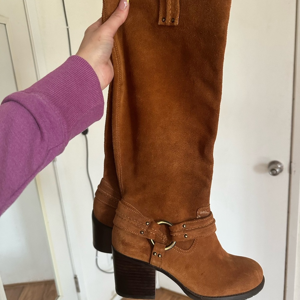 Brown Suede Women's Boots
